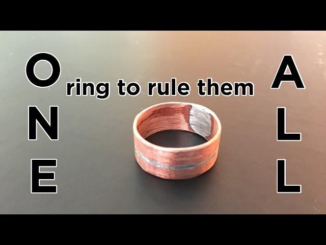 Ben Builds: DIY Easy Copper and Silver Rings (Custom Patterns Too!)