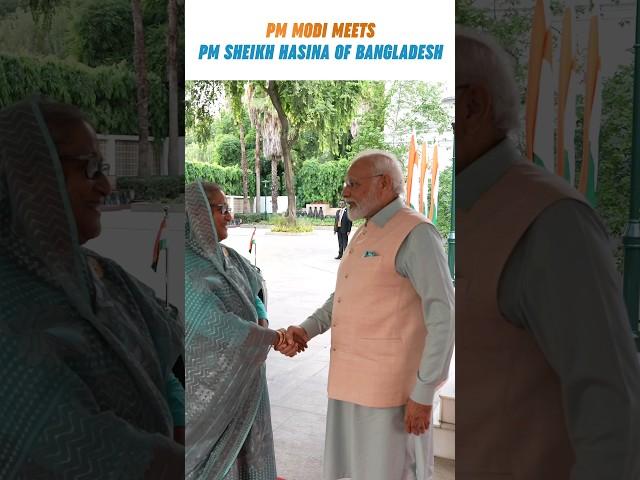 Bilateral meeting between PM Modi and PM Hasina of Bangladesh