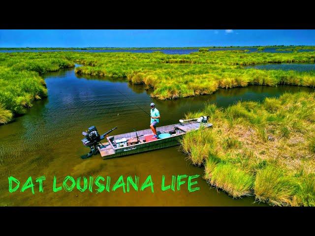 A Day in the South Louisiana Marsh- Redfish and Speckled Trout!