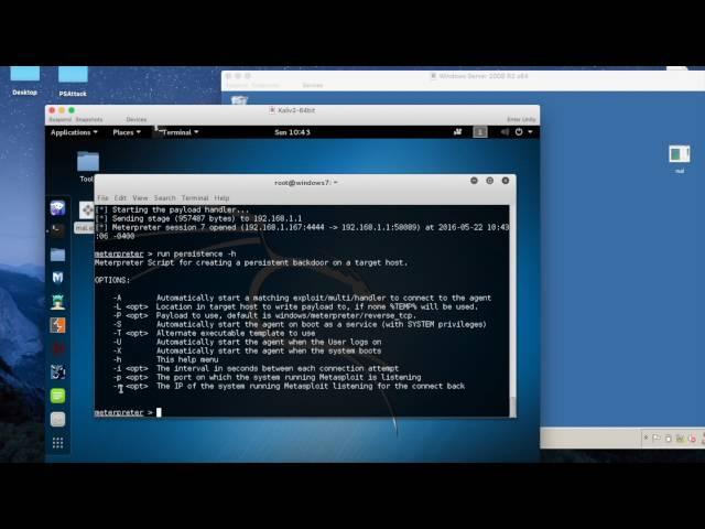 Backdoor with Metasploit - Maintaining Persistence