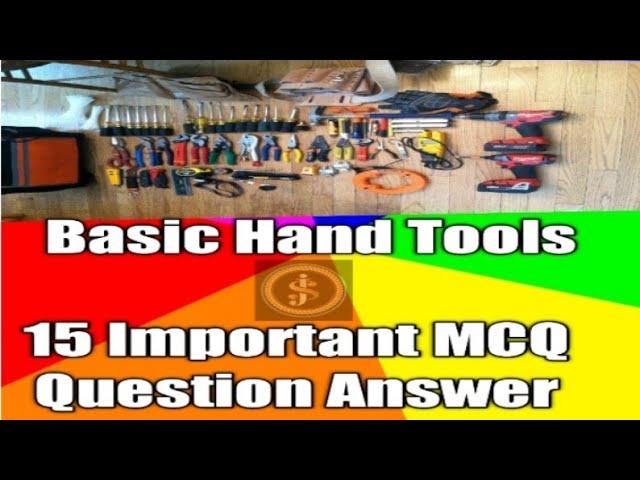 03. Basic Hand Tools 15 Important MCQ Question Answer for ITI Electrician. Part- iii