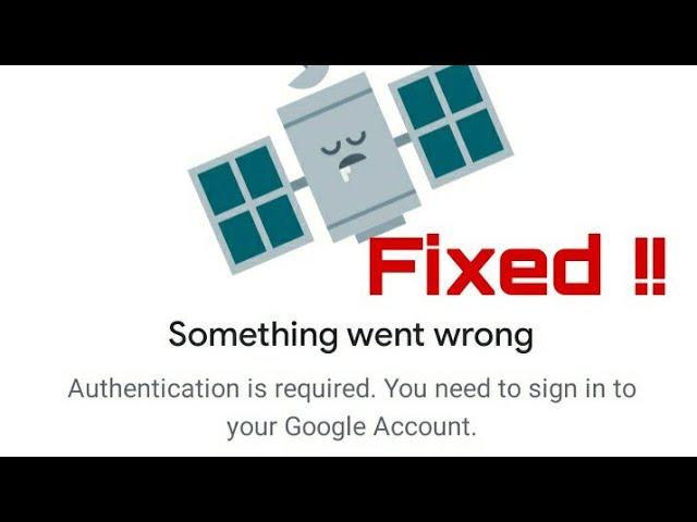 Fix Authentication is Required You Need To Sign in to Your Google Play store on Samsung