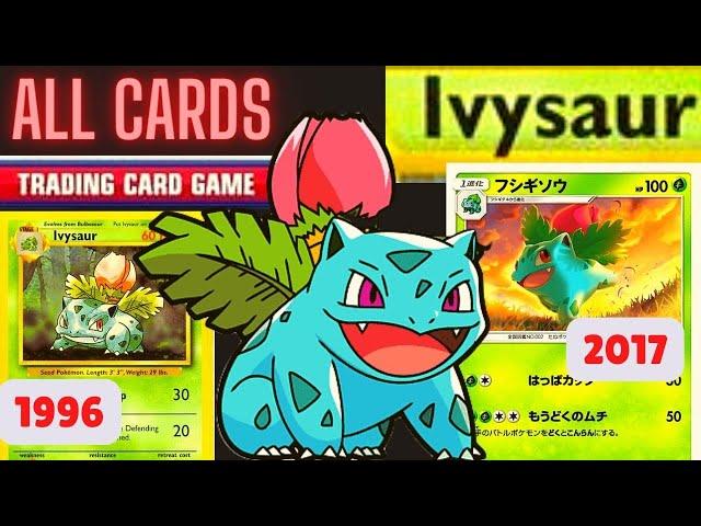 EVERY  IVYSAUR POKEMON CARDS 1996-2022, POKEDEX 002 TCG  - POKEMON TRADING CARD GAME