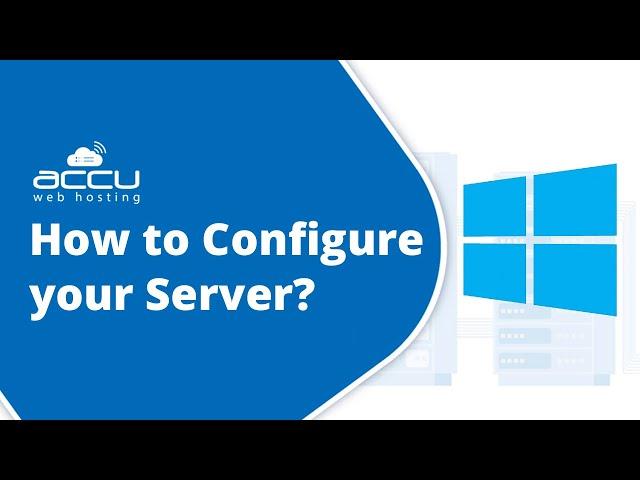 how to configure your windows vps order?