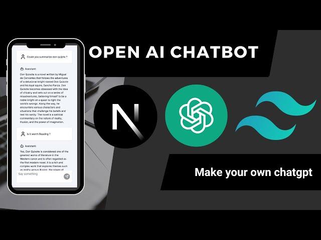 Build an ai chatbot app with Nextjs and Openai