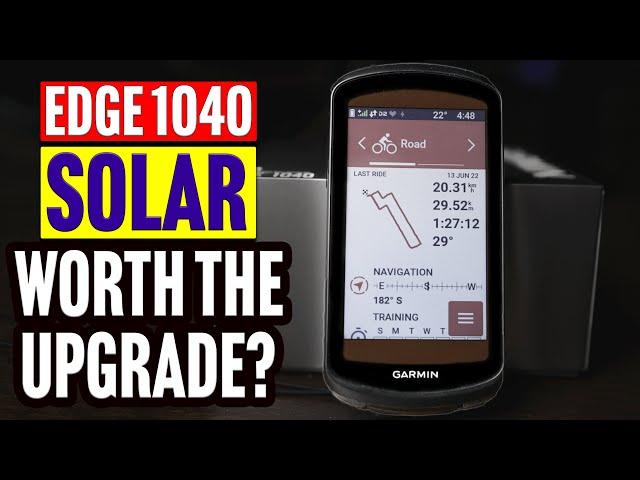 Garmin Edge 1040 Solar Initial Impressions Coming From Karoo 2 #cyclnig #garmin