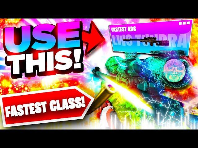 *BEST* "LW3 Tundra" Quickscoping Class Setup is *INSANELY FAST* in Black Ops Cold War Sniping