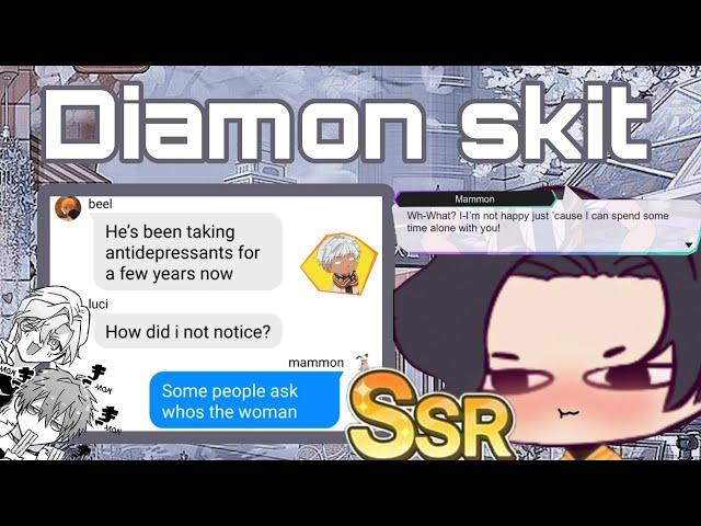 Obey me text: Diamon skit