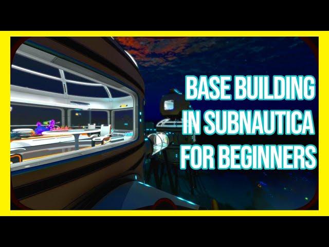 Beginner TIPS for a Cozy Base Build in Subnautica