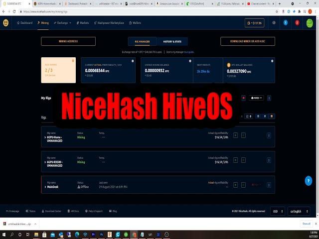 Nicehash HiveOS Setup Tutorial