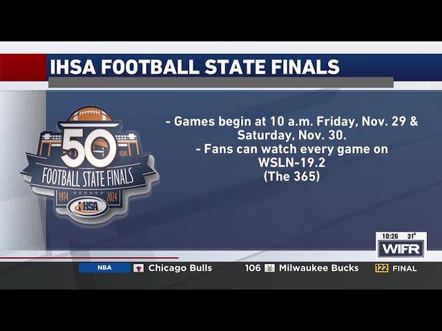 How to watch the 2024 IHSA State Football Championships