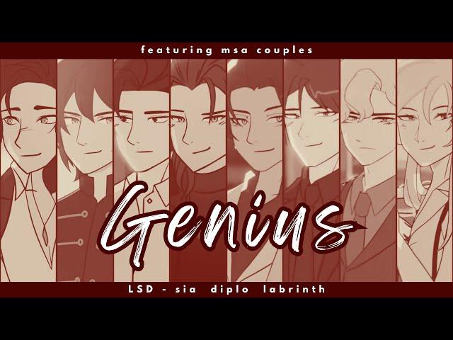 Genius ft. MSA couples - (AMV) (Flash warning!)