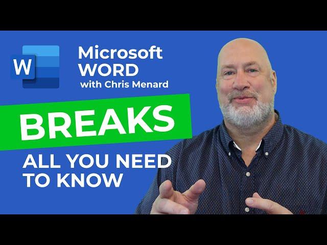 Breaks in Microsoft Word: Page, Section, Column break with examples
