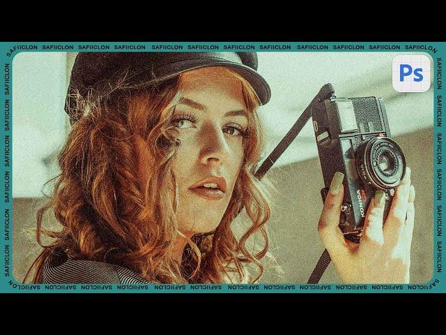 [ Photoshop Tutorial ] Vintage Green Filter Color Effect