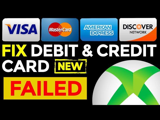  XBOX ONE BILLING ERROR | How To Fix Invalid Credit Card (2020)