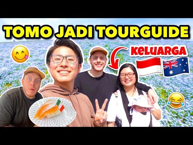 SUSHI ENAK! TAMAN BUNGA INDAH  AKU JADI TOUR GUIDE DI JEPANG DAN ANTAR KELUARGA NICK!!