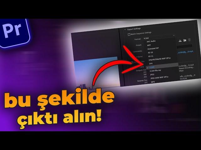 Videoyu kaydetme ve çıktı alma için En İyi Render Alma Ayarları Nedir? | Temel Premiere Pro Eğitimi