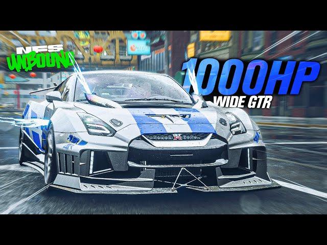 Need for Speed Unbound - 1000HP Nissan GTR Widebody Customization!