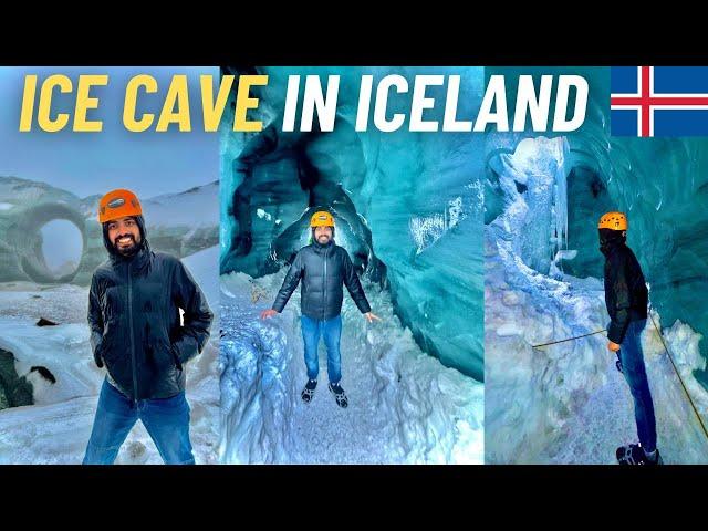 Inside the ICE CAVE in Iceland  !!!
