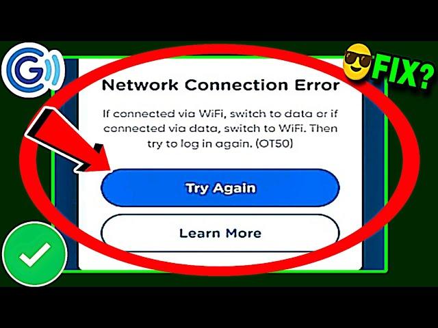 Gcash Network Connection Error OT50 | How To Fix Gcash Network Connection Error 2024