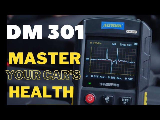 Master Your Car's Health with AUTOOL Car Diagnostic Multimeter DM301!