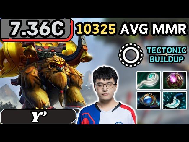 7.36c - Y' EARTHSHAKER Soft Support Gameplay 22 ASSISTS - Dota 2 Full Match Gameplay