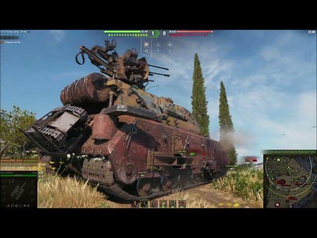 MAUS (Dmg Blocked Record) 16000 - World of Tanks, wot deutsch !!! German Super Heavy Tank - PANZER !