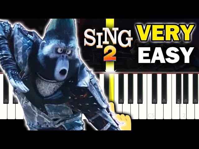 Sing 2 - A Sky Full of Stars - VERY EASY Piano tutorial