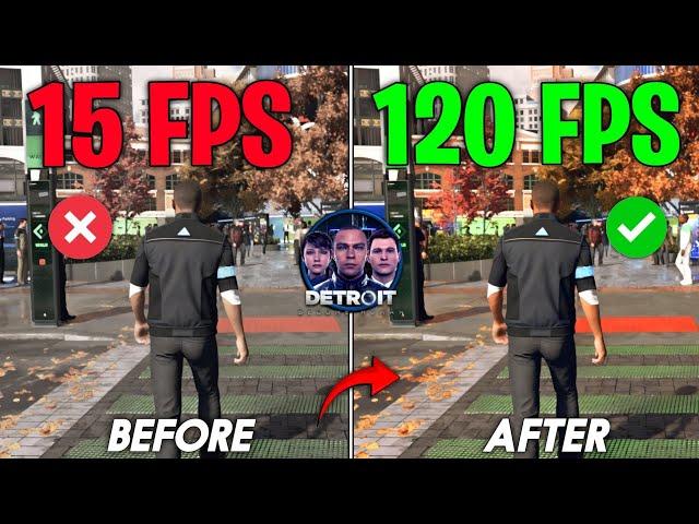 Detroit Become Human: FPS BOOST for Extremely Low End PCs!