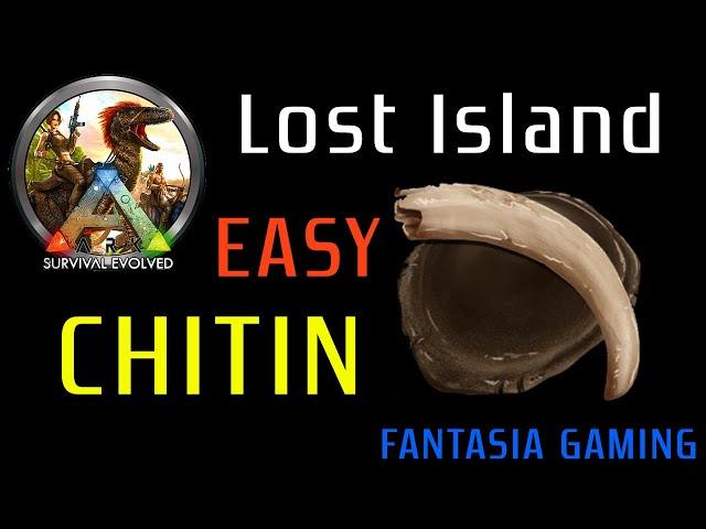 Official Ark Survivor Evolved Lost Island - How to get Chitin on the Lost Island.