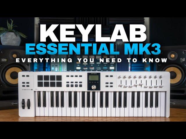 Arturia's NEW Keylab Essential mk3 MIDI Keyboard - Everything you need to know!