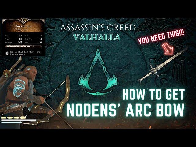 How To Get NODENS ARC BOW In Assassins Creed Valhalla | BEST Isu Bow In AC Valhalla