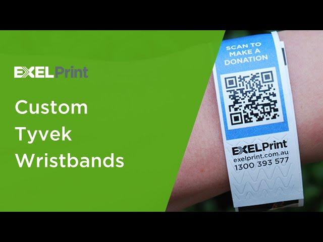 Custom Tyvek® Wristbands - Design Your Own