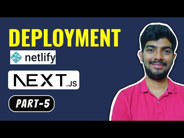 Build and Deploy Nextjs Project to Netlify Using GitHub | Nextjs Basics Series