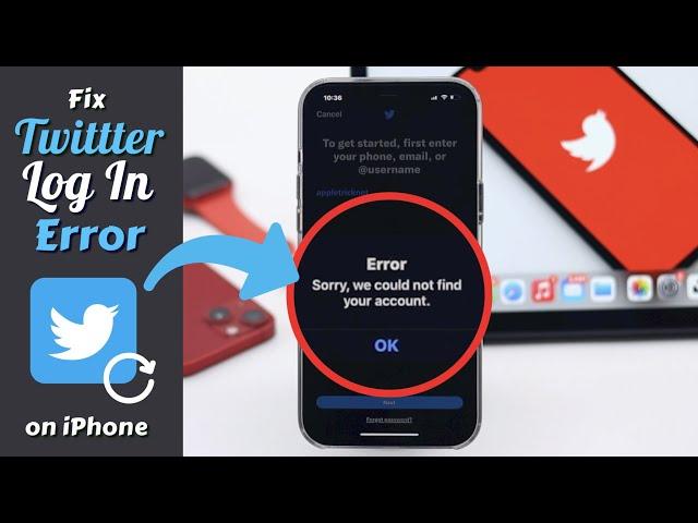 Fix Twitter Login Error on iPhone (2022)