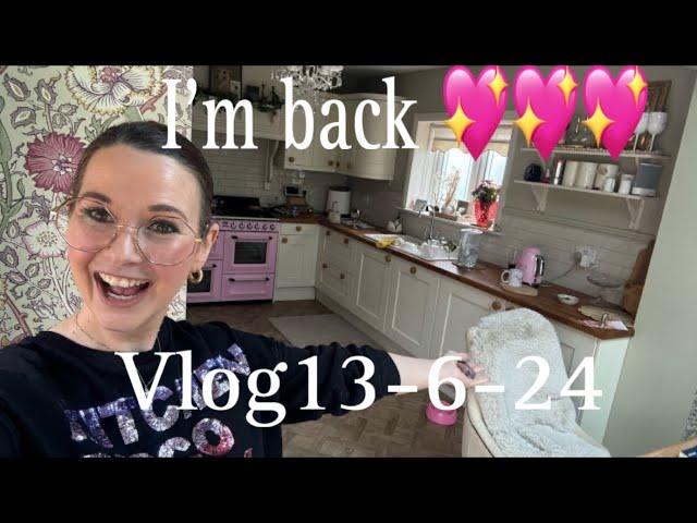 Real life vlogs I’m back  13-6-24 #reallifevlog