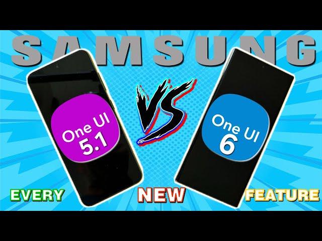 One UI 6 vs One UI 5.1 - Every New Feature Compared!