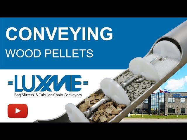 Conveying Industrial Materials: Wood Pellets - Tubular Drag Chain Conveyors - Industrial Conveyors