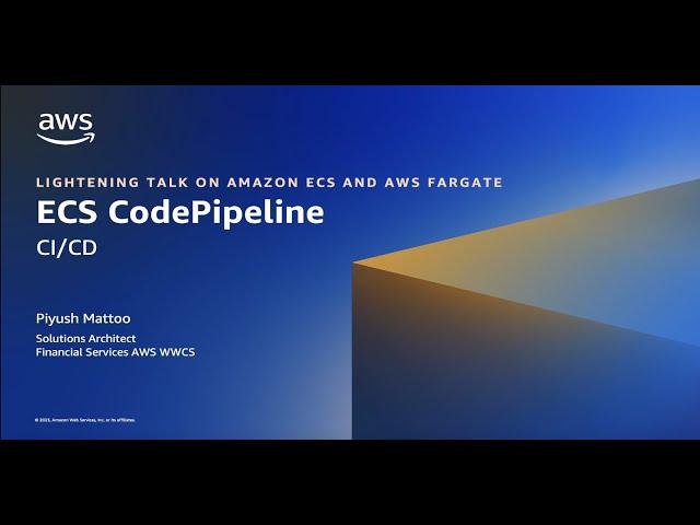 Amazon ECS: CI/CD - AWS CodePipeline | Amazon Web Services