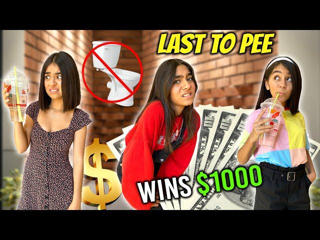 Last To Use The Bathroom Wins $1000 | GEM Sisters