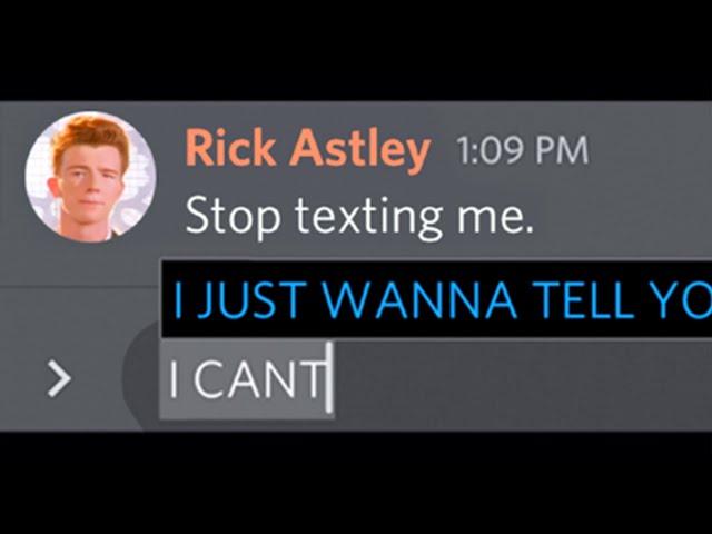 When Autocorrect RickRolls You...