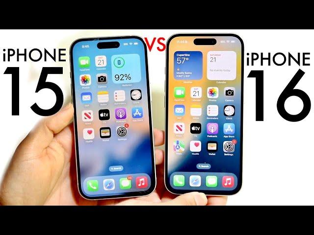 iPhone 16 Vs iPhone 15! (Comparison) (Review)