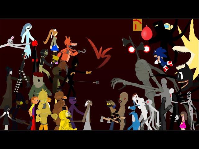 Indie Game Horror vs Internet Horror Part 1| Sticknodes Animation!