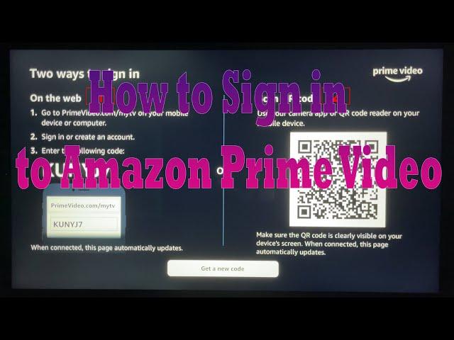 Samsung TV Sign in Amazon Prime Video: How to log in to Amazon Prime Video in Smart TV