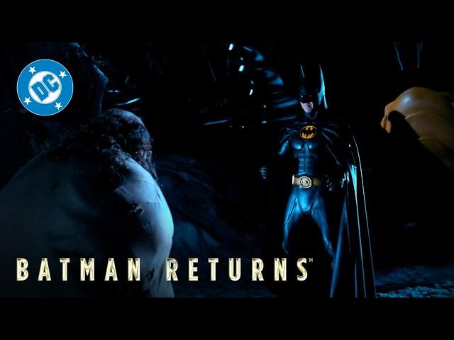 Batman Returns - Batman Fights The Penguin | Super Scenes | DC