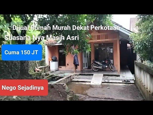 Dekat Dengan Perkotaan, Suasana Kampung Cipadung Masih Asri, Dijual Rumah Murah