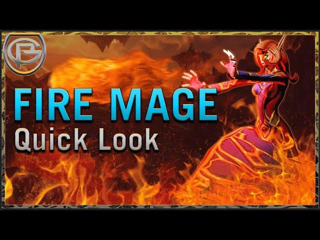 Fire Mage - Shadowlands: Quick Look