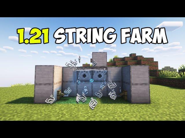 1.21 String Farm Minecraft Tutorial for Beginners!