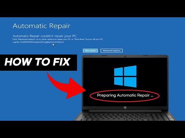 Fix "Preparing Automatic Repair" Loop in Windows 10/11 | Blue Screen Automatic Repair