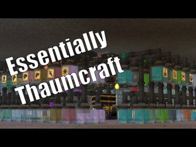 Essentially Thaumcraft 6 - Tubes only Essentia Sorting - Ep8